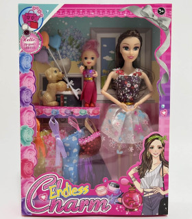 POPA CU COPIL, CÂINE ȘI HAINĂ ÎN CUTIE Armtoys