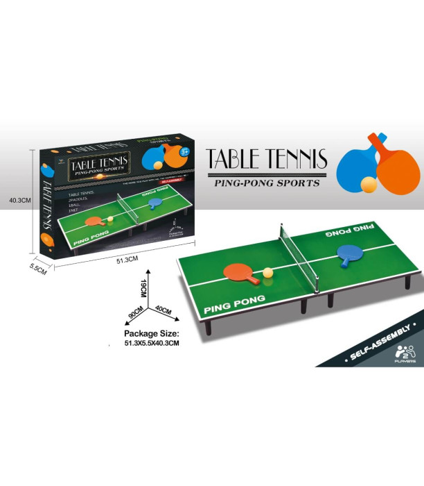 MASĂ DE TENIS PENTRU COPII DIN LEMN 90 X 40 CM Armtoys