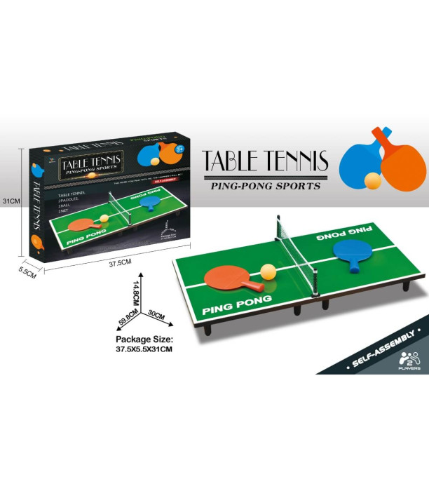 MASĂ DE TENIS PENTRU COPII DIN LEMN 60 X 30 CM Armtoys