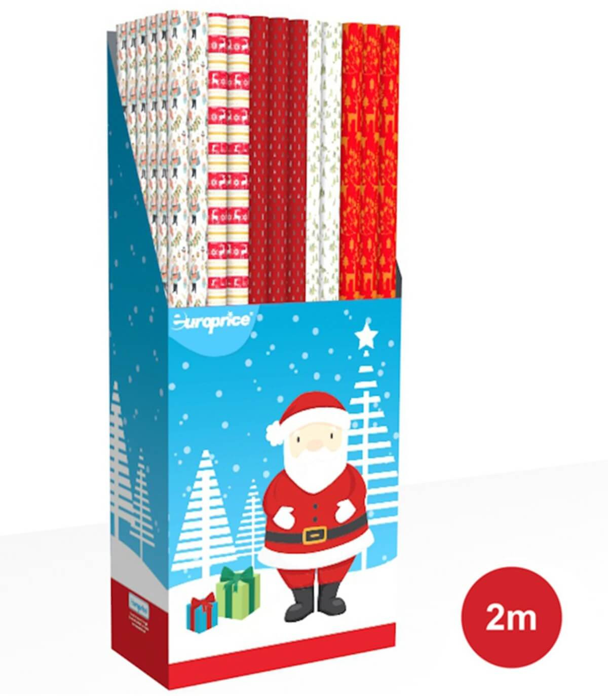 Hârtie de împachetat Crăciun XMAS SANTA 70 X 200 Europrice