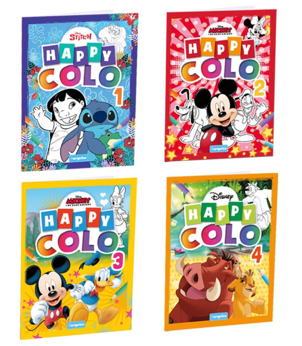 CARTE DE COLORAT 32 PAGINI HAPPY COLO 4 TIPURI Europrice