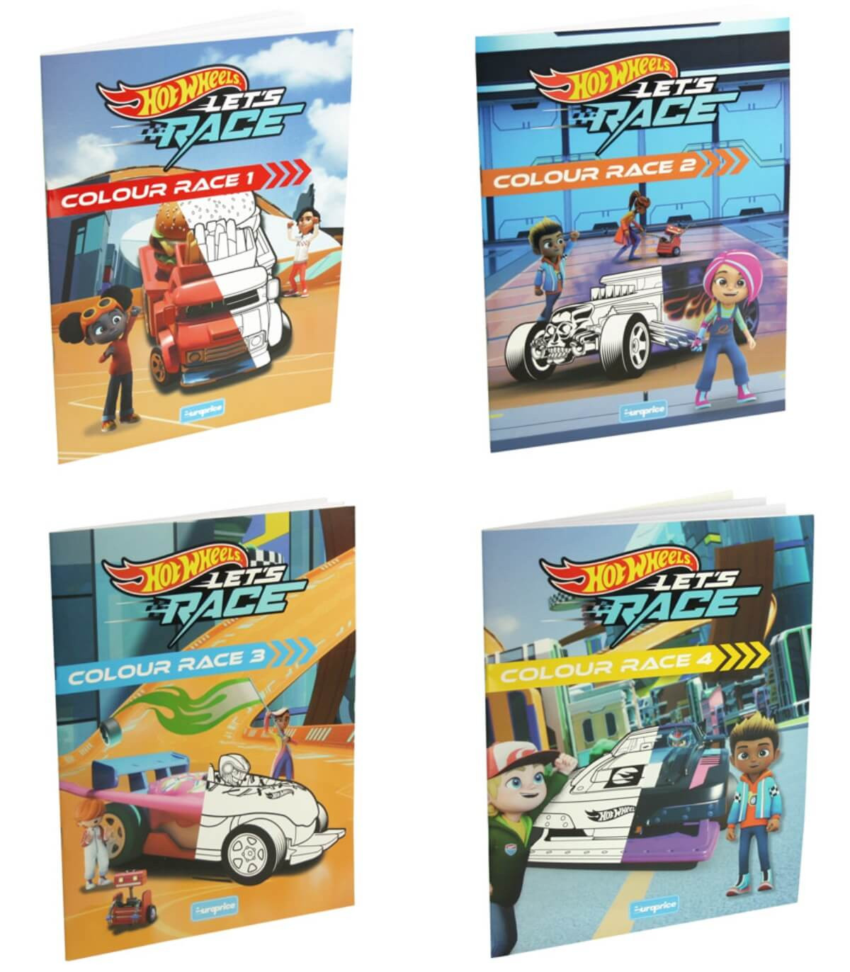 CARTE DE COLORAT 24 PAGINI HOT WHEELS 4 TIPURI Europrice