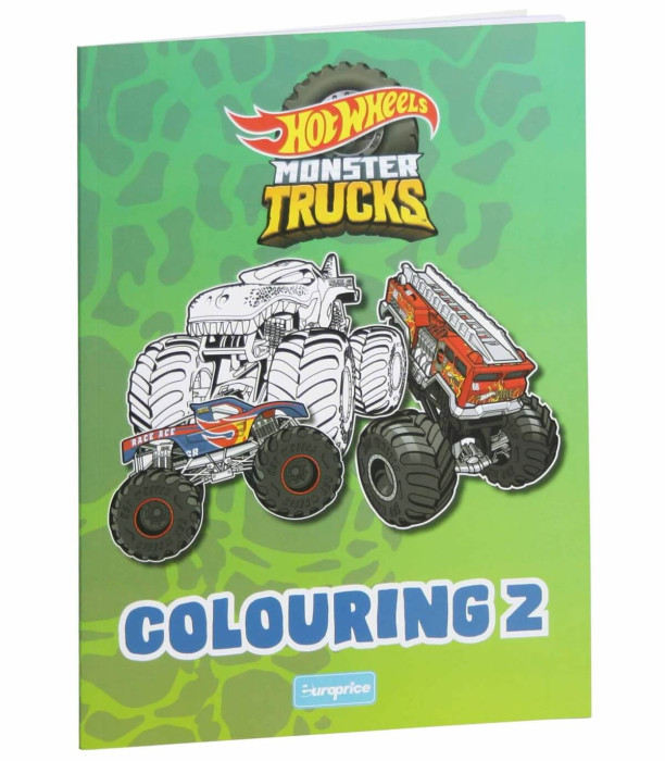 CARTE DE COLORAT 32 PAGINI MONSTER TRUCK 4 TIPURI Europrice