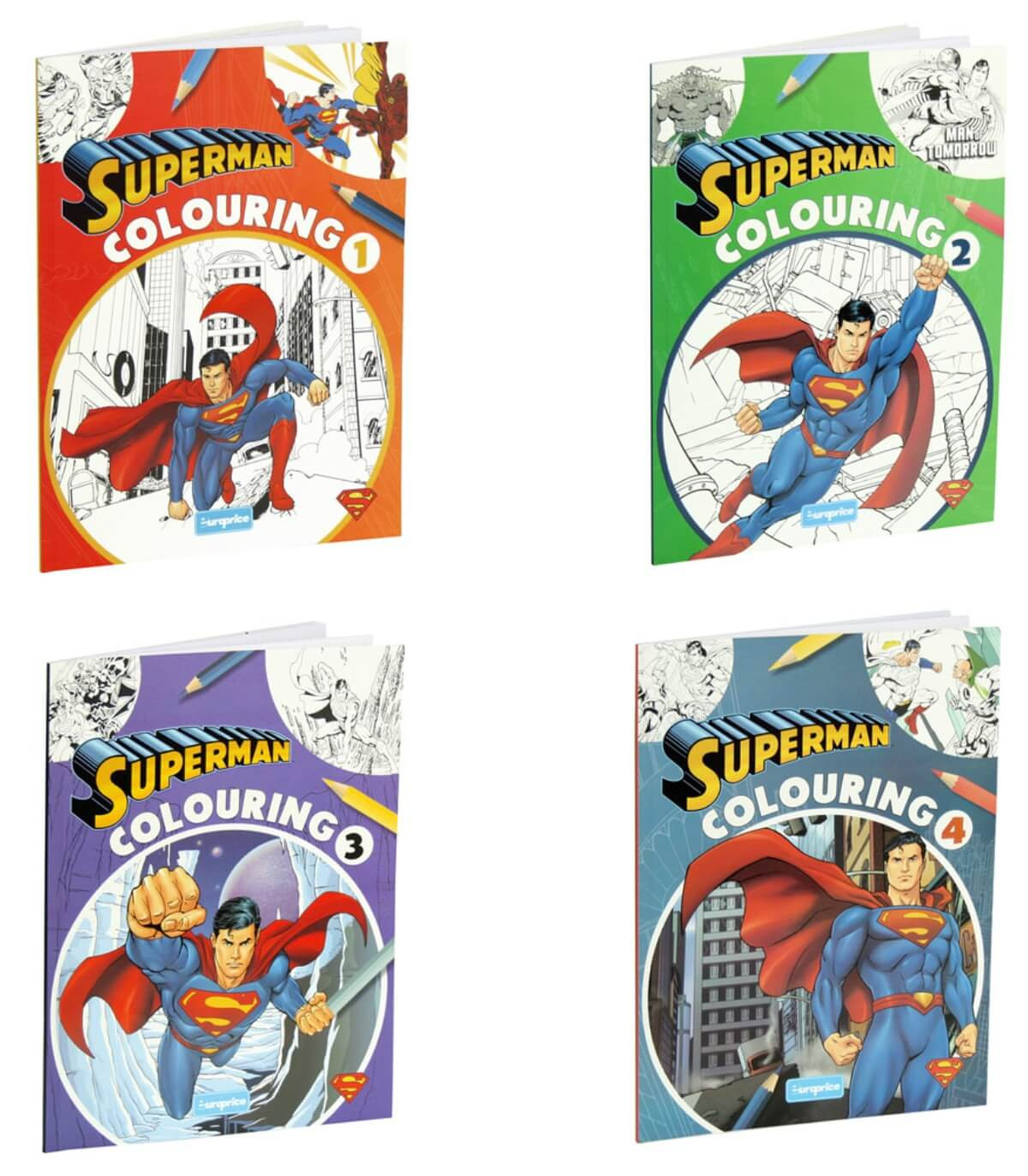 CARTE DE COLORAT 32 PAGINI SUPERMAN 4 TIPURI Europrice