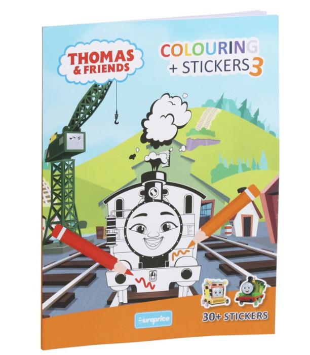 CARTE DE COLORAT + STICKERE 32 PAGINI THOMAS 4 TIPURI Europrice