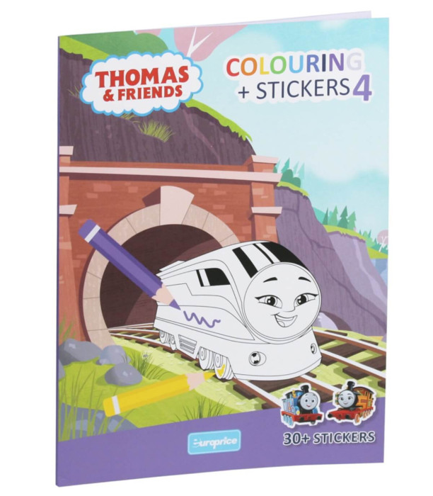 CARTE DE COLORAT + STICKERE 32 PAGINI THOMAS 4 TIPURI Europrice