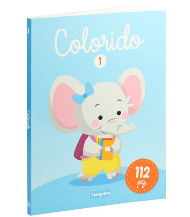 CARTICICA DE COLORAT 112 PAGINI ANIMALE COLORATE 4 TIPURI Europrice