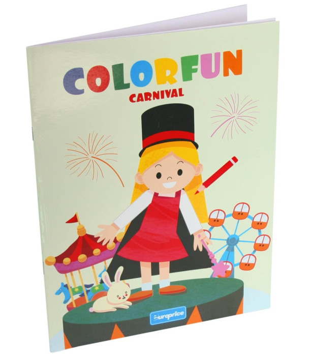 CARTE DE COLORAT 16 PAGINI COLORFUN 5 TIPURI Europrice