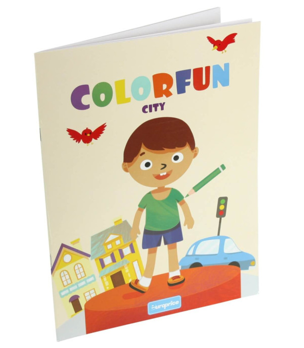 CARTE DE COLORAT 16 PAGINI COLORFUN 5 TIPURI Europrice