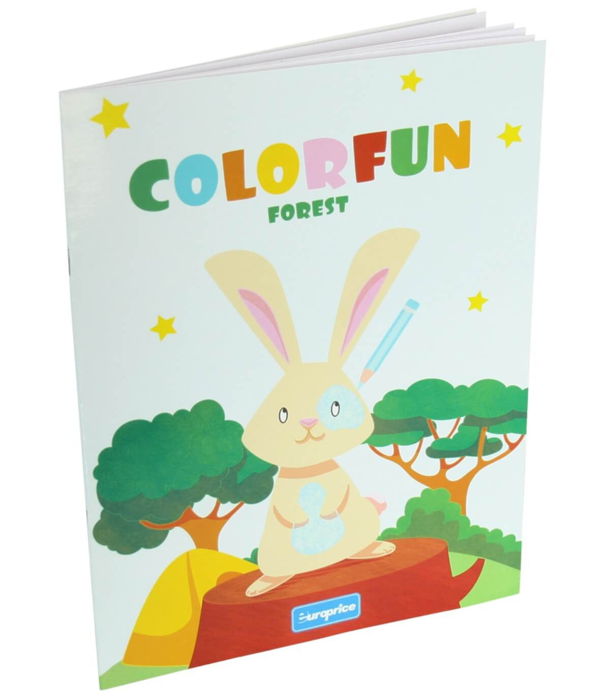 COLORING BOOK 16 PAGES COLORFUN 5 TYPES Europrice