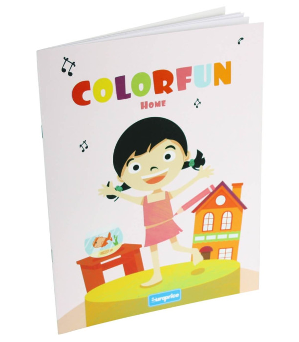 CARTE DE COLORAT 16 PAGINI COLORFUN 5 TIPURI Europrice