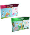 ALBUM MARE CARTE DE COLORAT 24 PAGINI JUNGLE/FANTASY