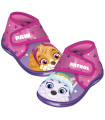 CHILDREN'S CLOSED HOUSE SLIPPERS PAW PATROL GIRL 22-27