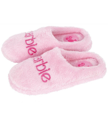 Papuci de casă din pluș cu broderie BARBIE 36-41 SERIE Arditex