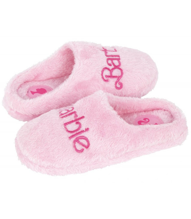 PLUSH HOUSE SLIPPERS WITH BARBIE EMBROIDERY 36-41 SERIES Arditex
