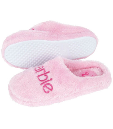 Papuci de casă din pluș cu broderie BARBIE 36-41 SERIE Arditex
