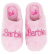 Papuci de casă din pluș cu broderie BARBIE 36-41 SERIE Arditex