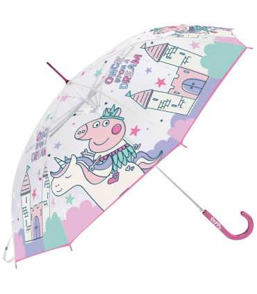 CHILDREN'S UMBRELLA MECHANICAL EVA TRANSPARENT PEPPA PIG Arditex