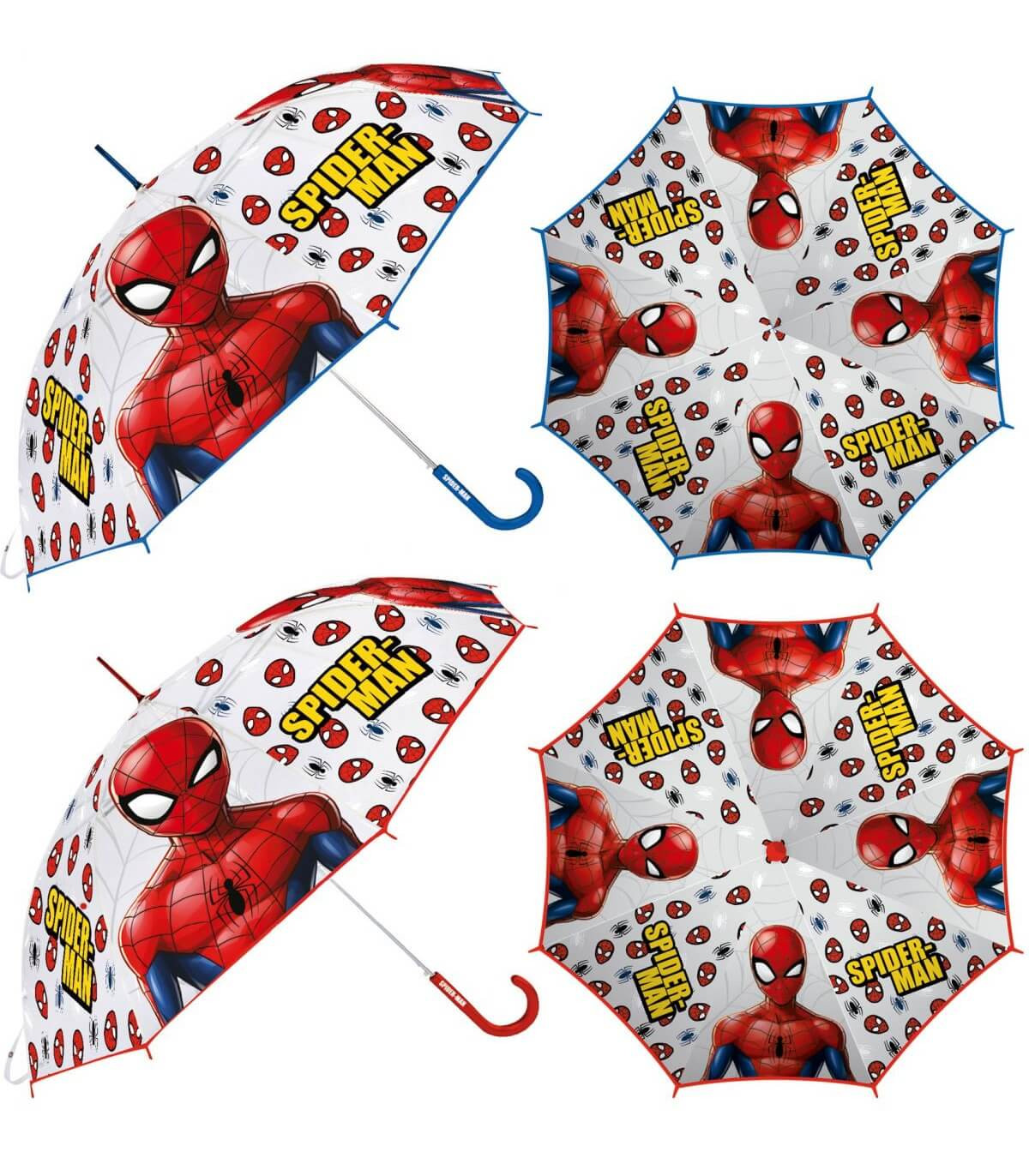UMBRELĂ PENTRU COPII MECANICĂ EVA TRANSPARENTĂ SPIDERMAN Arditex