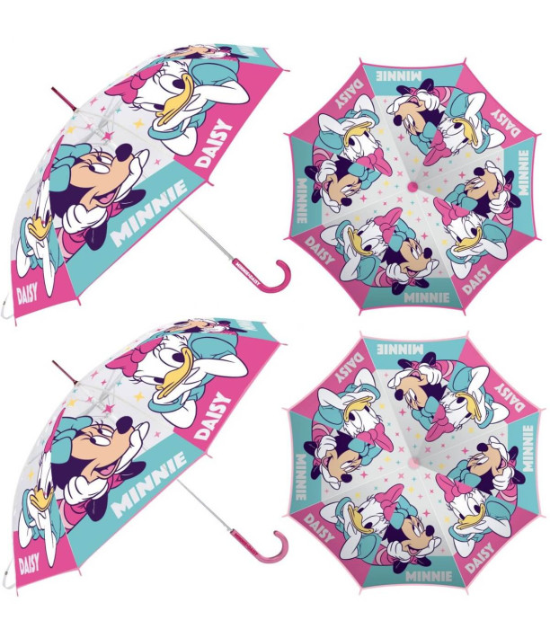 UMBRELĂ PENTRU COPII MECANICĂ EVA TRANSPARENTĂ MINNIE Arditex