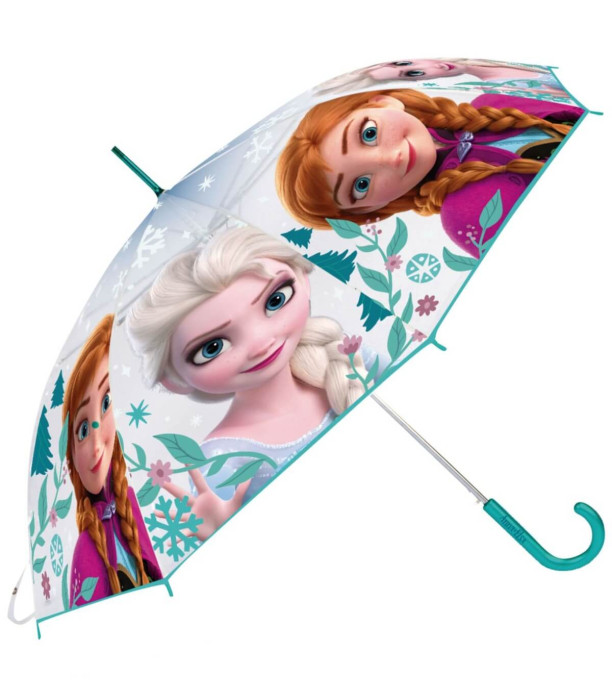 UMBRELĂ PENTRU COPII MECANICĂ EVA TRANSPARENTĂ FROZEN Arditex
