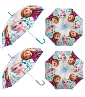 UMBRELĂ PENTRU COPII MECANICĂ EVA TRANSPARENTĂ FROZEN Arditex