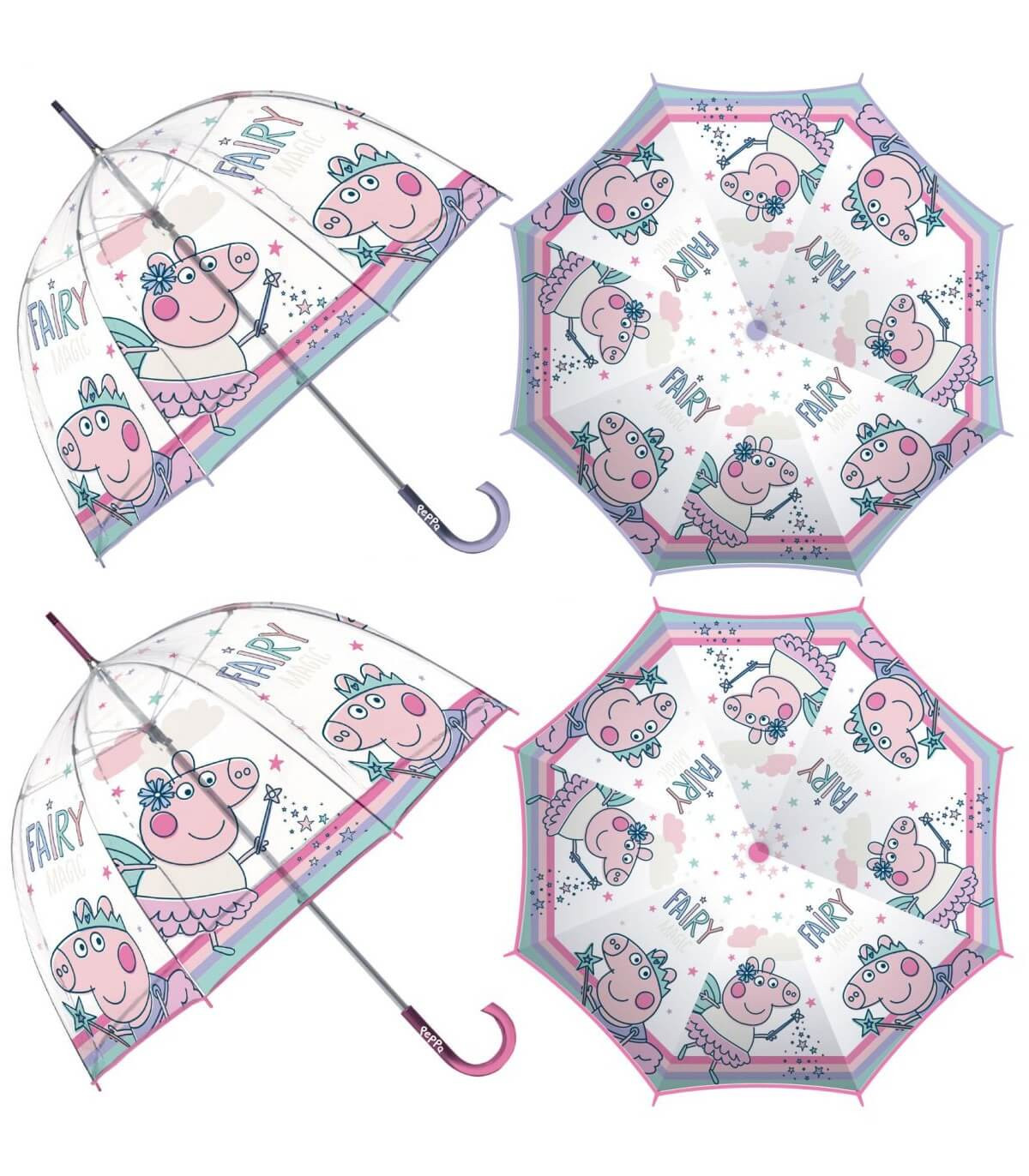UMBRELĂ PENTRU COPII MECANICĂ EVA CLĂPAR PEPPA PIG Arditex