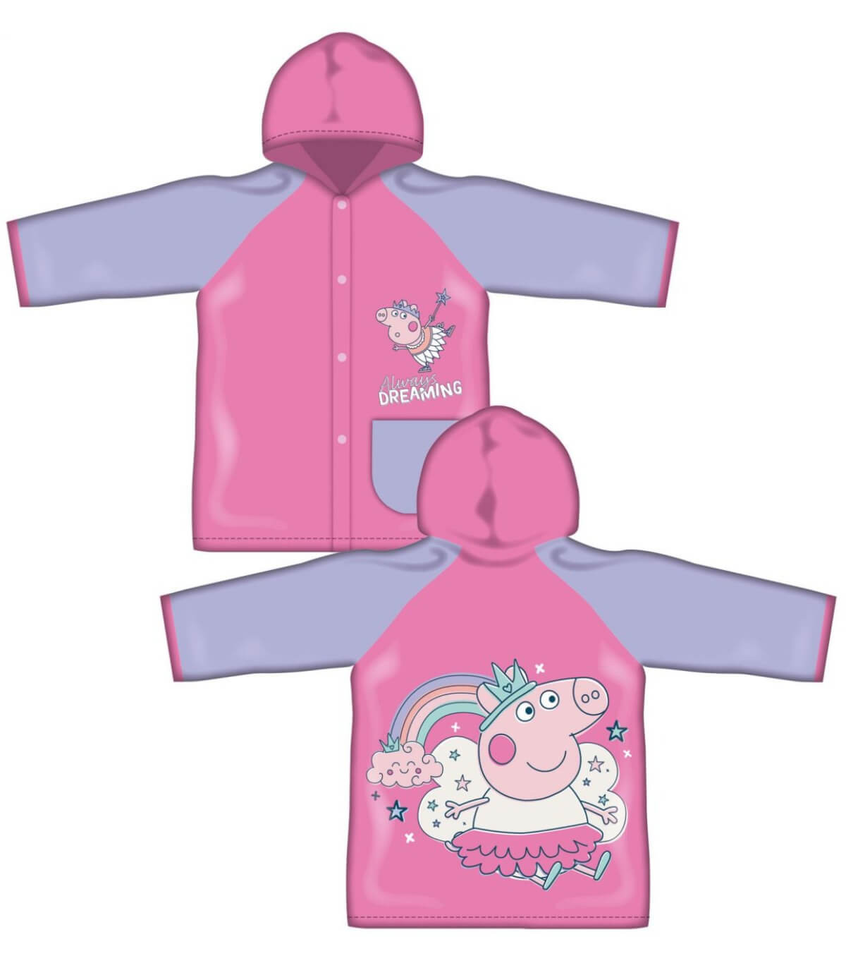 UMBRELĂ PENTRU COPII PVC PEPPA PIG 2-6 ANI. Arditex