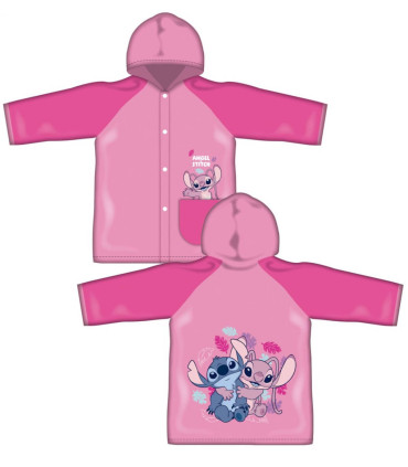 CHILDREN'S RAINCOAT PVC STITCH GIRL 4-8 YEARS. Arditex