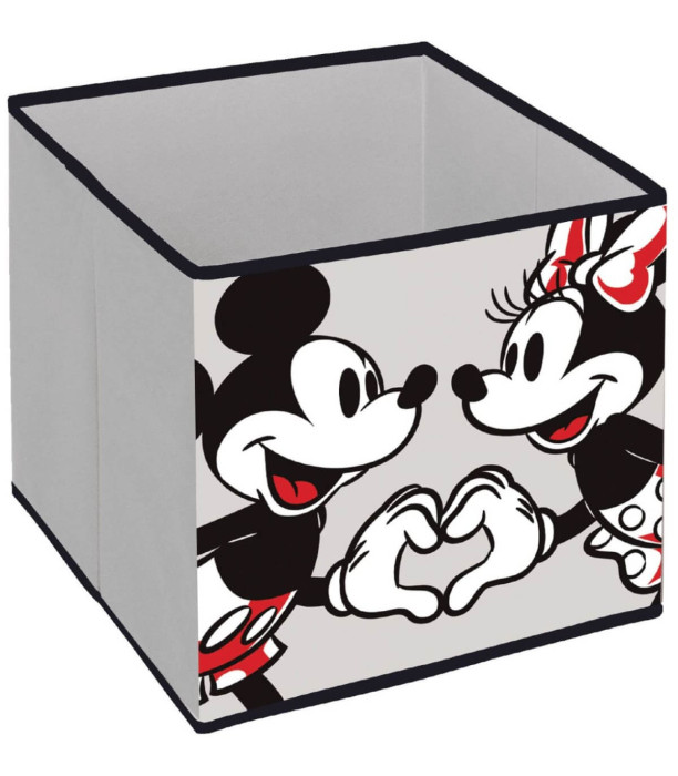 MINNIE TOY BOX BLACK 31X31X31 Arditex