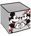BOX PENTRU JUCĂRII MINNIE NEGRU 31X31X31