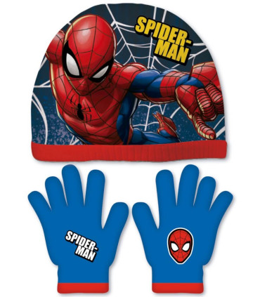 ȘAPCĂ PENTRU COPII 51/54 + MĂNUȘI SPIDERMAN Arditex