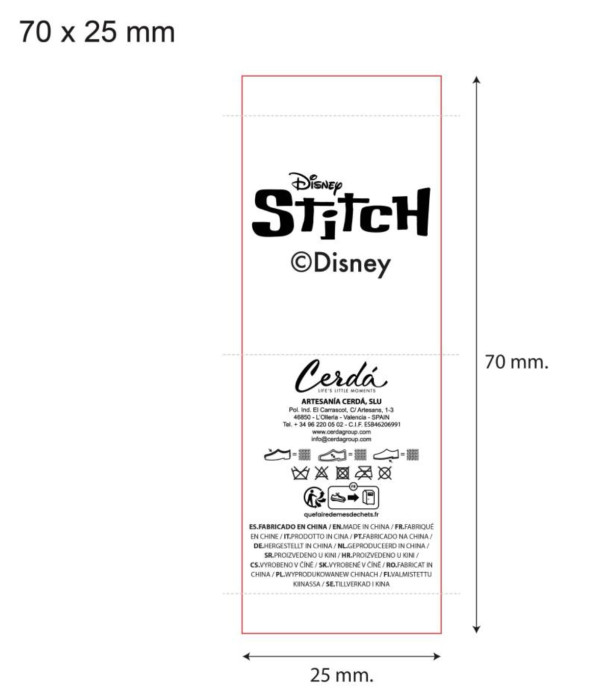 Pantofi de casă 3D STITCH 36-41 SERIA Cerda