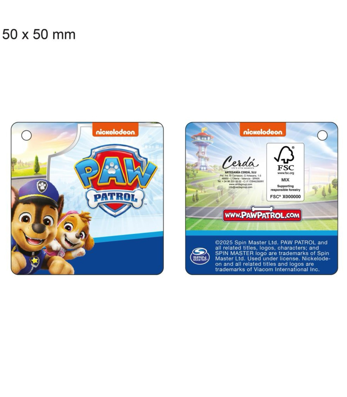 CIUCIUȚE PENTRU COPII 3D CU TALPĂ RIGIDĂ PAW PATROL 22-29 SERIE Cerda