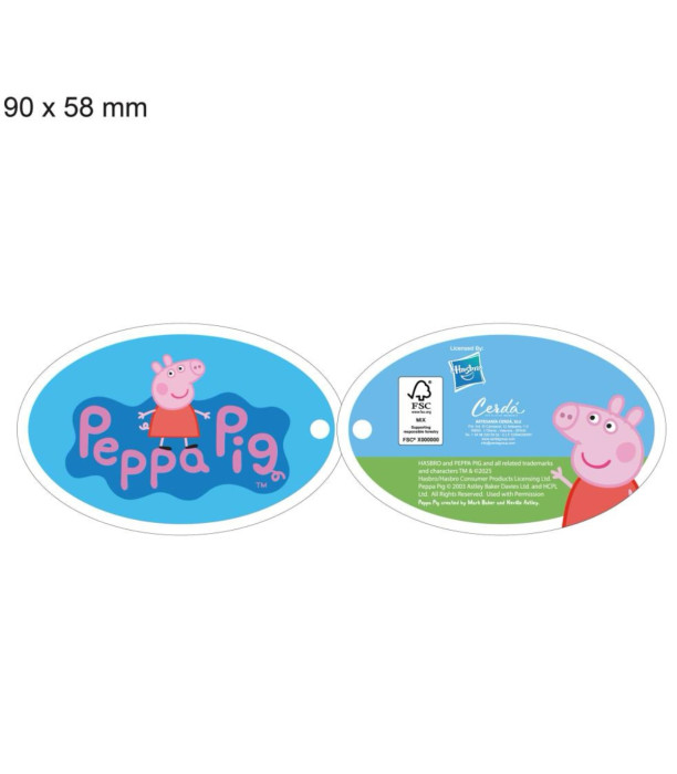 CIUCIUȚE DIN FIBRĂ MOALE 3D CU TALPĂ RIGIDĂ PEPPA PIG 22-29 SERIE Cerda