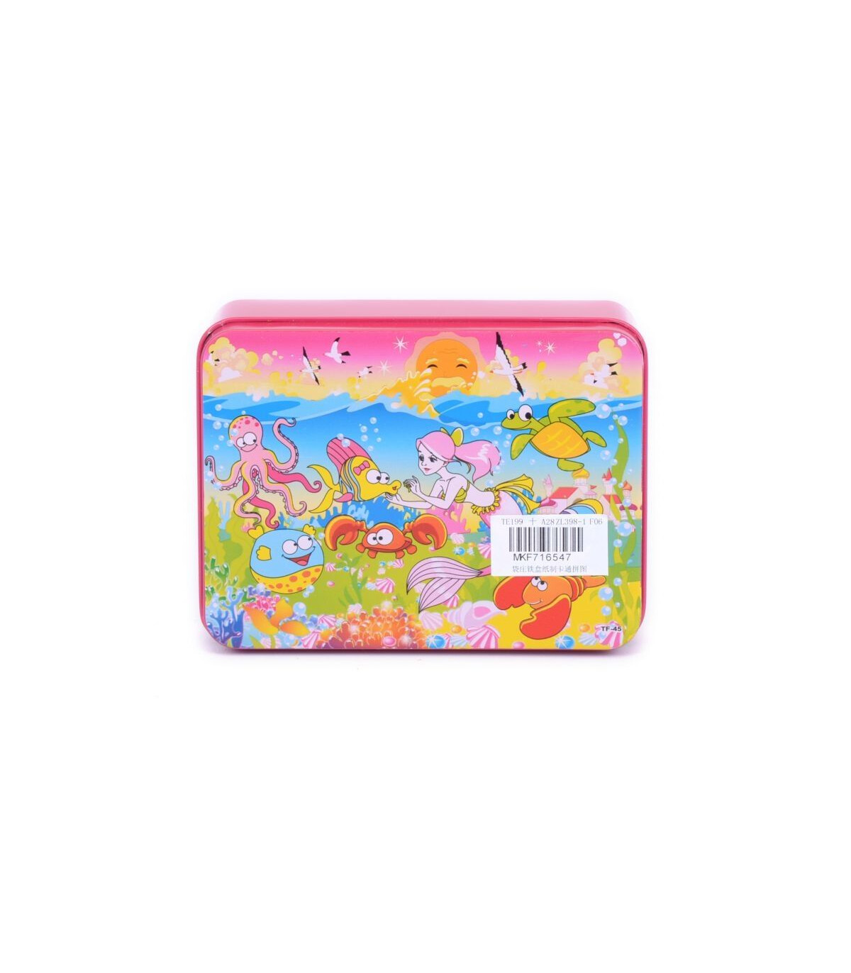 PUZZLE ÎN CUTIE METALICĂ 80 DE PIESE - PUZZLE ȘI CUBURI