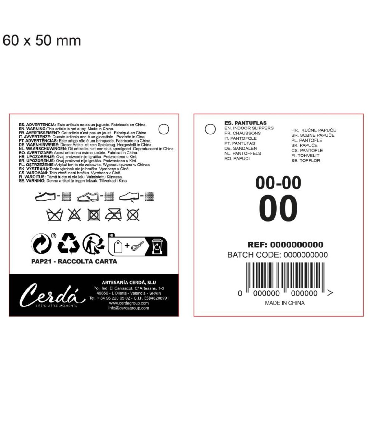 CIUCIU DE CASĂ PENTRU COPII CU BRODERIE STITCH 30-37 SERIE Cerda