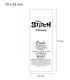 CIUCIU DE CASĂ PENTRU COPII CU BRODERIE STITCH 30-37 SERIE Cerda