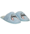 CHILDREN'S PLUSH SLIPPERS WITH EMBROIDERY STITCH 30-37