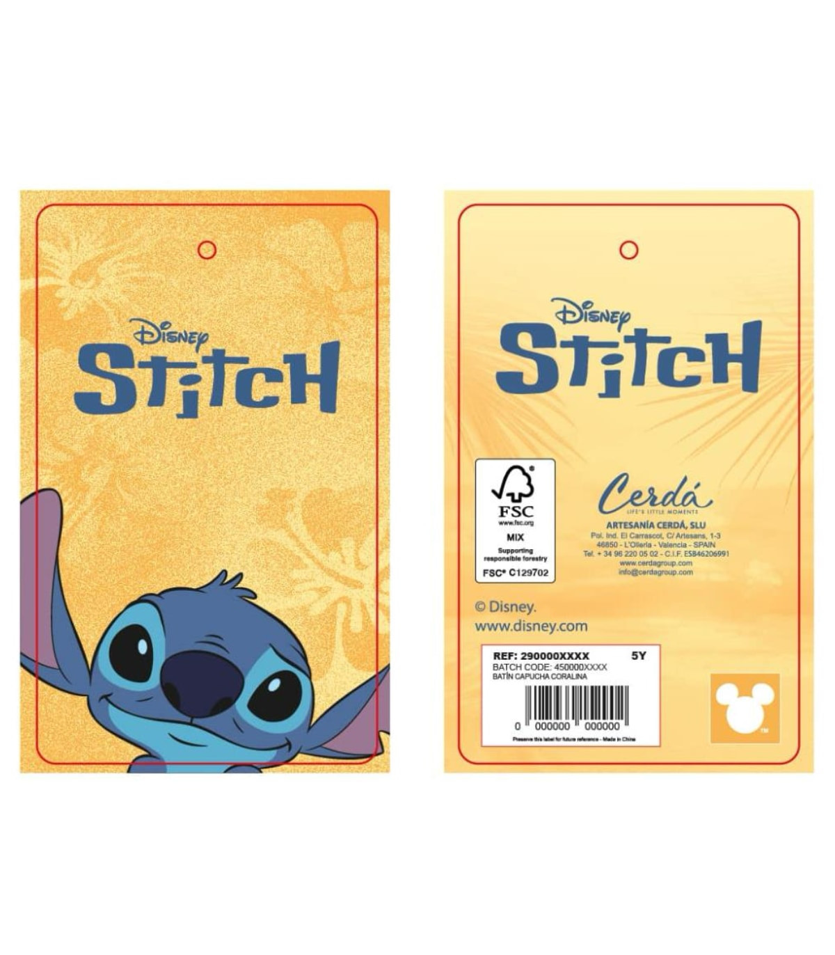 ROBE DE BAIE PENTRU COPII 6-14 ANI. STITCH Cerda