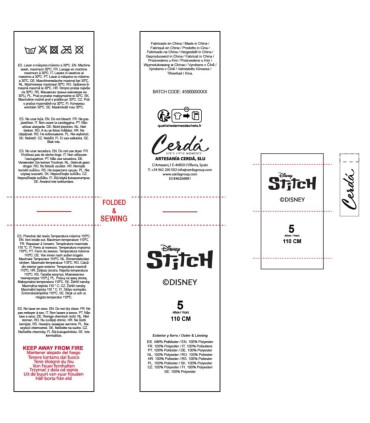 ROBE DE BAIE PENTRU COPII 6-14 ANI. STITCH Cerda