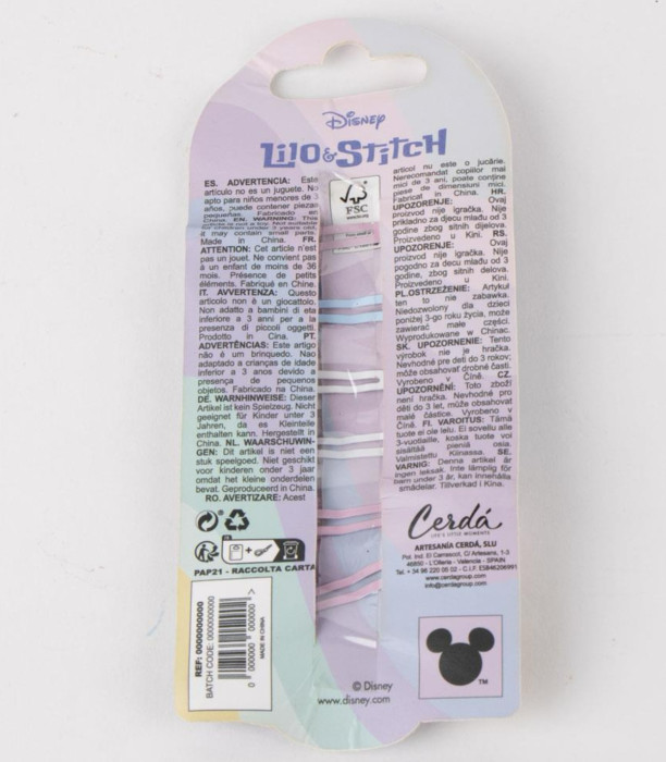 FIBRE PENTRU PĂR INIMI/RIBBONURI 6 BUC. PE CARTON STITCH Cerda