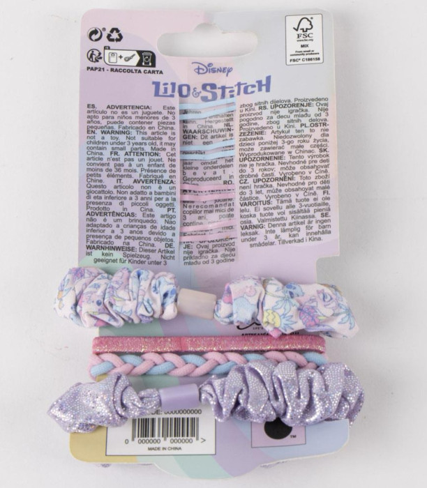 FIBRE ȘI ELASTICE PENTRU PĂR 8 PIESE PE CARTON STITCH Cerda