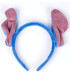 DIADEMĂ CU URECHI, BRĂȚARĂ ȘI COLIER STITCH ALBASTRU Cerda