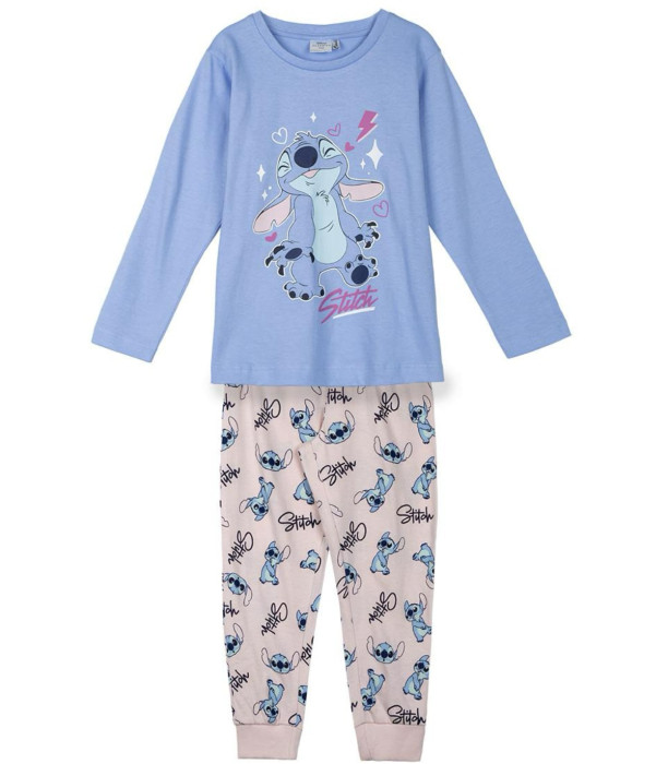 PYJAMA DE IARNĂ PENTRU COPII 5-12 ANI STITCH FETE Cerda