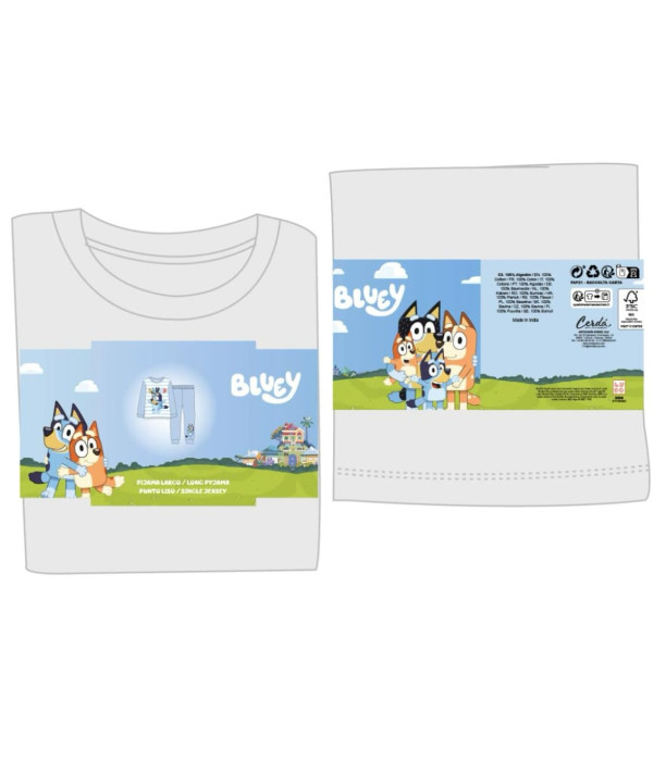 PYJAMA DE IARNĂ PENTRU COPII 3-6 ANI BLUEY BĂIEȚE Cerda