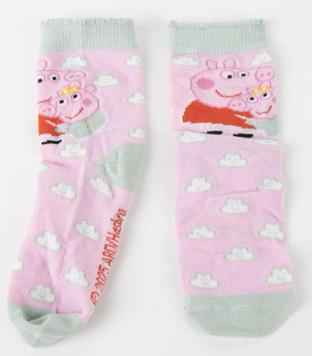 ȘOSETE PENTRU COPII 4 PERECHI ÎN BORCAN 23-30 PEPPA PIG Cerda