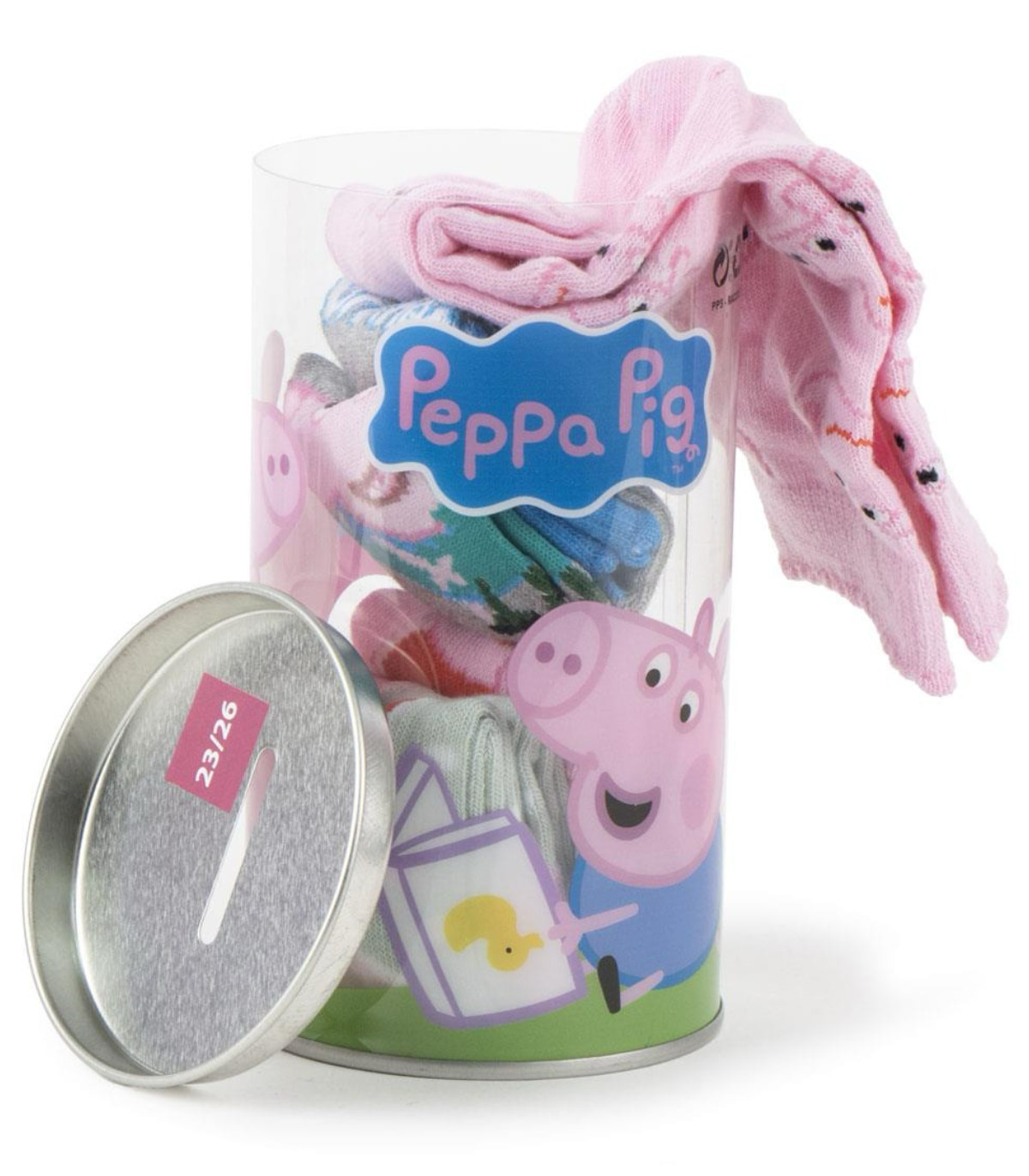 ȘOSETE PENTRU COPII 4 PERECHI ÎN BORCAN 23-30 PEPPA PIG Cerda