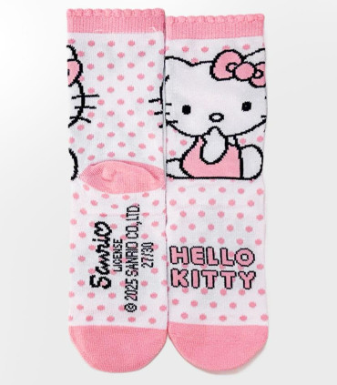 CHILDREN'S SOCKS 4 PAIRS IN A JAR 27-38 HELLO KITTY Cerda