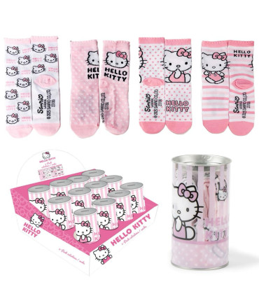 ȘOSETE PENTRU COPII 4 PERECHI ÎN BORCAN 27-38 HELLO KITTY Cerda